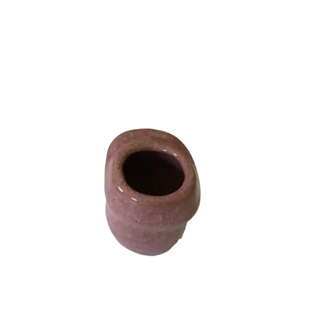 Cute Vintage Owl Small Pottery Planter